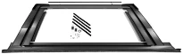 BOSCH Set de base pour encastrement dans le toit de 1 capteur horizontal FKC-2W (pour toit en tuiles)