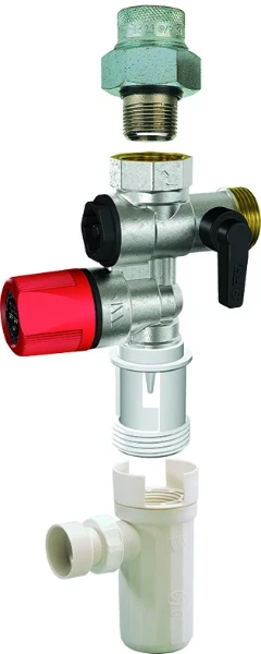 Bosch Acces DF 0004 kit avec groupe de sécurité boiler 3/4 x 3/4 et siphon