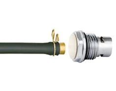 Caleffi 560 vidage pour radiateurs avec O-ring 1/2 M - chromé