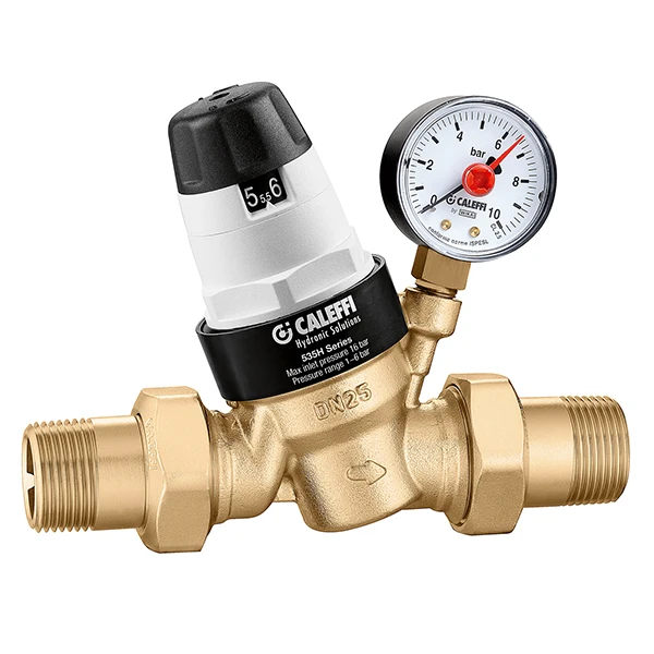 REDUCTEUR PRESSION CALEFFI 3/4 temperature haut avec manometre