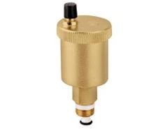 Caleffi Minical automatische ontluchter 3/8 M - chroom - met afsluitklep