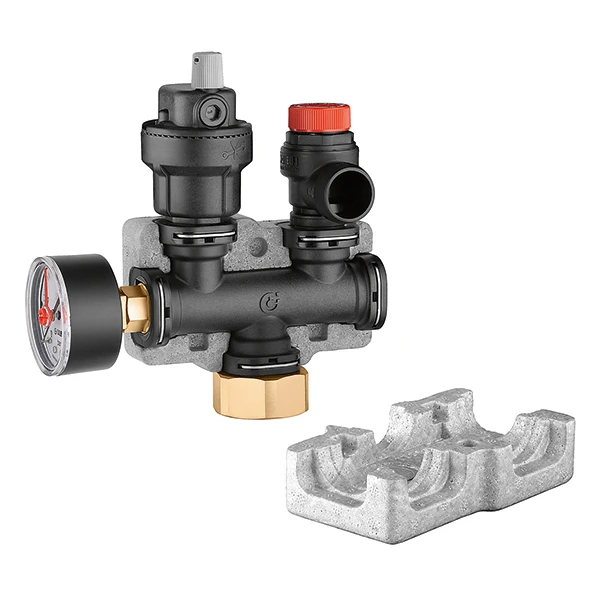 Caleffi console et plastique pour vase d'expansion 4/4 + isol.