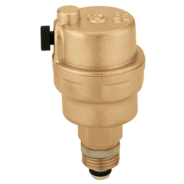 Caleffi 502 Robocal automatische ontluchter 3/8 M - messing - met afsluitklep