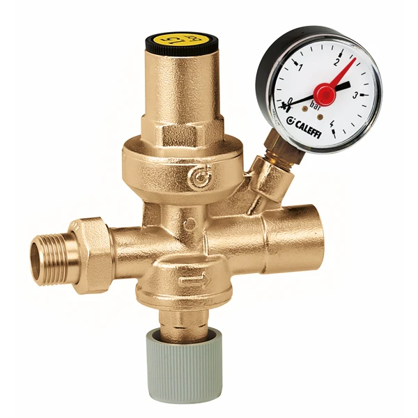 Caleffi automatische vulcombinatie met manometer FF 1/2 x 1/2
