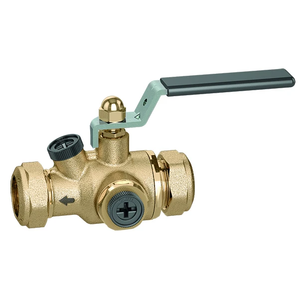 CLAPET ANTI-RETOUR CALEFFI 22MM EA avec vanne et raccord a compression