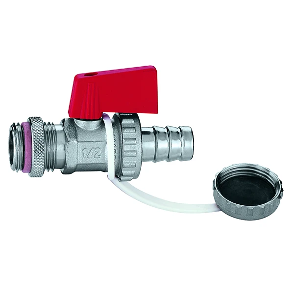 Caleffi 538 vul- en aflaatkraan voor ketel 1/2 M - chroom