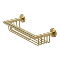 Geesa Nemox BG support éponge/flacons Brushed Gold