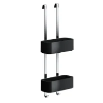Geesa Frame paniers de douche suspendus noir/chromé