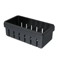 Geesa noir mat - panier de douche avec insert