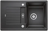 EVIER A ENCASTRER BLANCO ZIA 45 S 860 - 500 o gris anthracite ral 7016 silgranit clean 1 cuve réversible egouttoir-incl.acces.-automatique