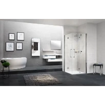 PORTE DE DOUCHE NOVELLINI YOUNG 2.0 87 - 200 ! chromé mat satin