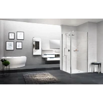 PORTE DE DOUCHE NOVELLINI YOUNG 2.0 99 - 200 ! chromé mat transparent