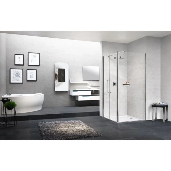 PORTE DE DOUCHE NOVELLINI YOUNG 2.0 99 - 200 ! chromé mat transparent