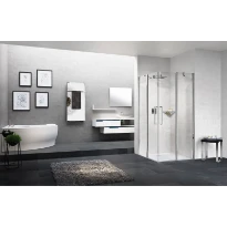 PORTE DE DOUCHE NOVELLINI YOUNG 2.0 87 - 200 ! chromé mat transparent