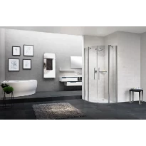 PORTE DE DOUCHE NOVELLINI YOUNG 2.0 97,5 - 200 ! chromé mat transparent