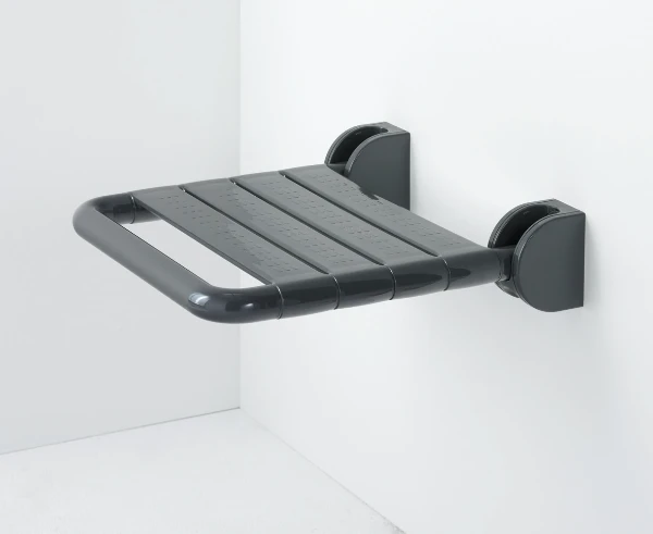 Normbau Nylon Care Siège de douche rabattable NY.841.010, 380 x 410 mm, Blanc 019
