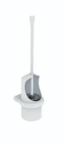 Normbau Nylon Care Ensemble brosse WC 520 x 148 x 135 mm, Antibac, Blanc 019