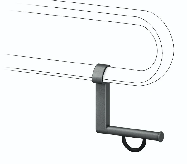Normbau Cavere papierrolhouder  Cavere wit