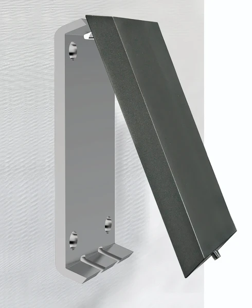 Normbau Cavere Basisplaat met bevestigingsplaat blinde vario 7449200, 100 x 220 mm, Cavere® antraciet-metallic 095