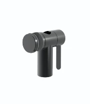 Normbau Cavere Support de douchette 7485050, 126 x 45 x 113 mm, Cavere® anthracite métallisé 095