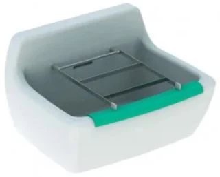 Geberit 300 Basic Norma déversoir avec pare-choc 500 x 380 x 340 mm - blanc - avec trop-plein