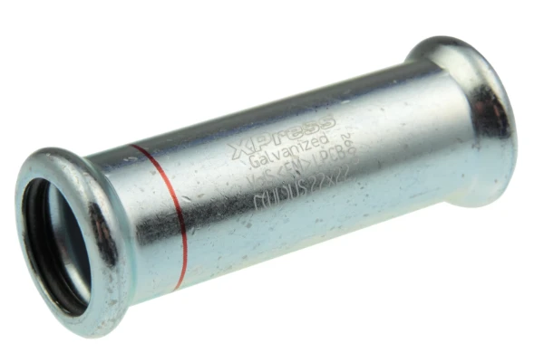 VSH Xpress acier zingué manchon de réparation FF 15 x 15 mm