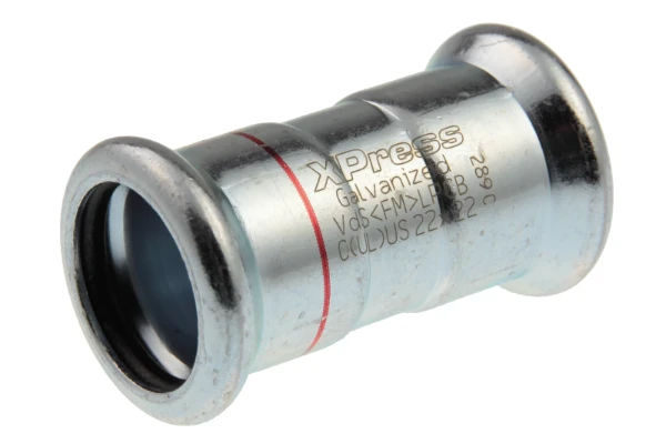 VSH Xpress acier zingué manchon FF 15 x 15 mm