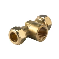 VSH bicône Eau té de transition avec filetage femelle FFF 22 x 1/2 F x 22 mm