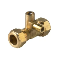 VSH Bicone raccord droit avec purgeur FF 22 x 22 mm