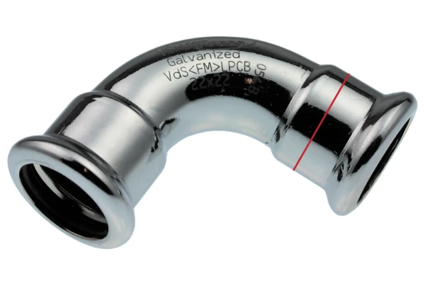 VSH Xpress acier zingué coude 90° FF 15 x 15 mm