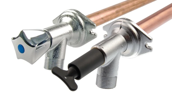 VSH Polaris robinet de façade antigel avec poignée 15 mm x 3/4 (longueur encastrée 110 - 400 mm) - Belgaqua