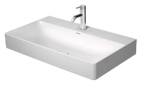 Duravit DuraSquare meuble lavabo 800 x 470 mm - blanc - sans trou de robinet - sans trop-plein - poli
