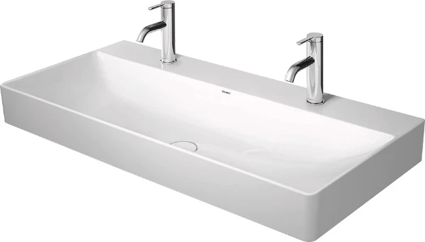 Duravit DuraSquare lavabo 1000 x 470 mm - blanc - sans trou de robinet - sans trop-plein - poli