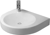 Duravit Architec lavabo pour personnes handicapées 575 x 520 mm - blanc - avec trou de robinet gauche - sans trop-plein