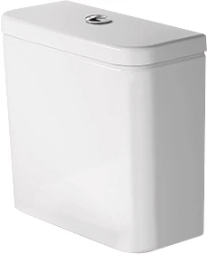 Duravit DuraStyle Basic réservoir de chasse - blanc - raccordement latéral - Dual Flush - 4,5/3l eau de chasse