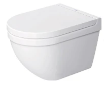 Duravit Starck 3 wc-suspendu compact - blanc - B360xD485 mm - fixations invisibles