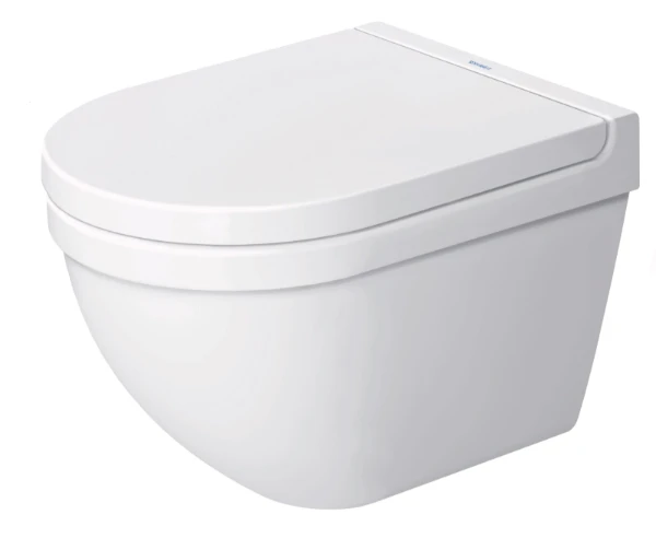 Duravit Starck 3 wc-suspendu compact - blanc - B360xD485 mm - fixations invisibles