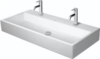 Duravit Vero Air lavabo 1000 x 470 mm - blanc - 2 trous de robinet - sans trop-plein