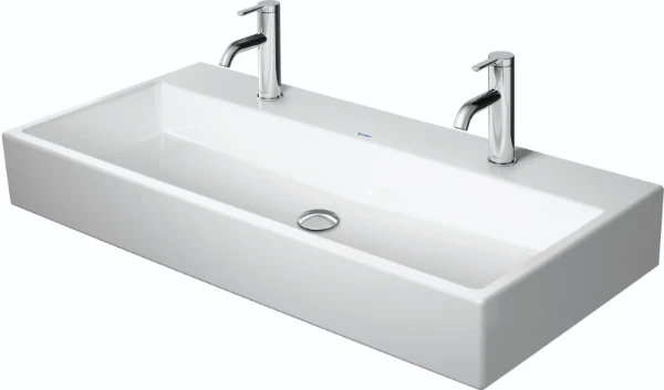 Duravit Vero Air lavabo 1000 x 470 mm - blanc - 2 trous de robinet - sans trop-plein