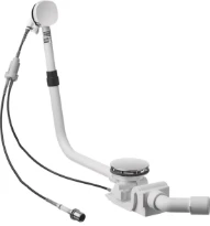 Duravit vidage cable +tp, volant quadroval, devers.incorp.,lg.vid.700mm,chromé
