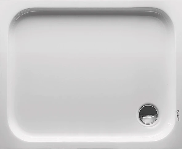 Duravit D-Code douchebak 1000 x 800 mm - wit - antislip - afvoeropening 90 mm