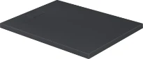 Duravit Stonetto Q receveur de douche durasolid rectangulaire 1200 x 900 mm - gris anthracite - écoulement 90 mm