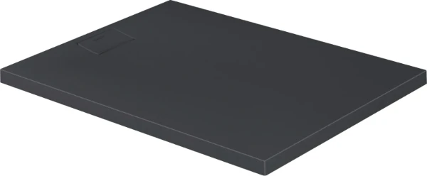 Duravit Stonetto Q receveur de douche durasolid rectangulaire 1200 x 900 mm - gris anthracite - écoulement 90 mm
