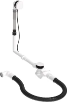 Duravit Happy D.2 vidage baignoire - blanc - avec évacuation flexible