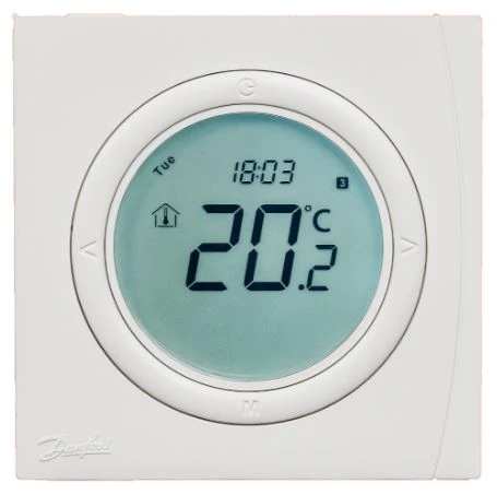Danfoss TP5001B digitale klokthermostaat - batterijvoeding