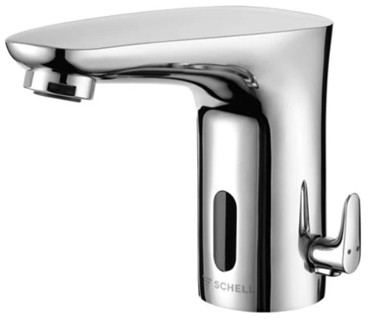 SCHELL MODUS E Elektro. wastafelkr. MODUS E HD-M mengwater, netvoeding, chroom
