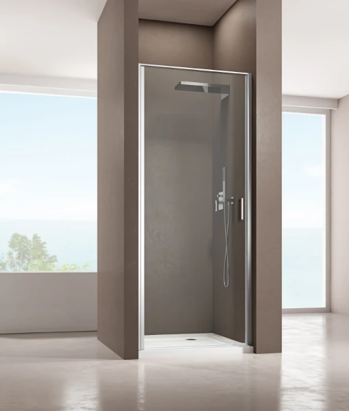 Aquaconcept Factor 401 Draaideur breedte 350-1050 mm maatwerk blinkend transparant glasbewerking