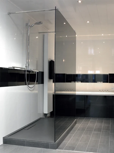 AQC Inox Concept 111 jusqu'à 1800 mm brillant transparant traitement: aucun