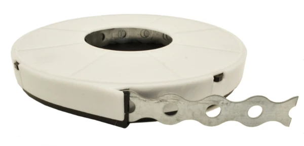 ProOne Perfo montageband gegolfd in casette 12 x 0,7 mm (rollengte 10 m) - Galva - prijs per rol