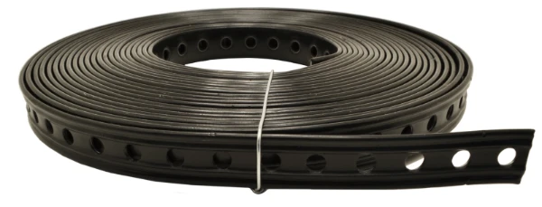 ProOne Perfo montageband geplastificieerd 19 x 1,0 mm (rollengte 10 m) - zwart - prijs per rol